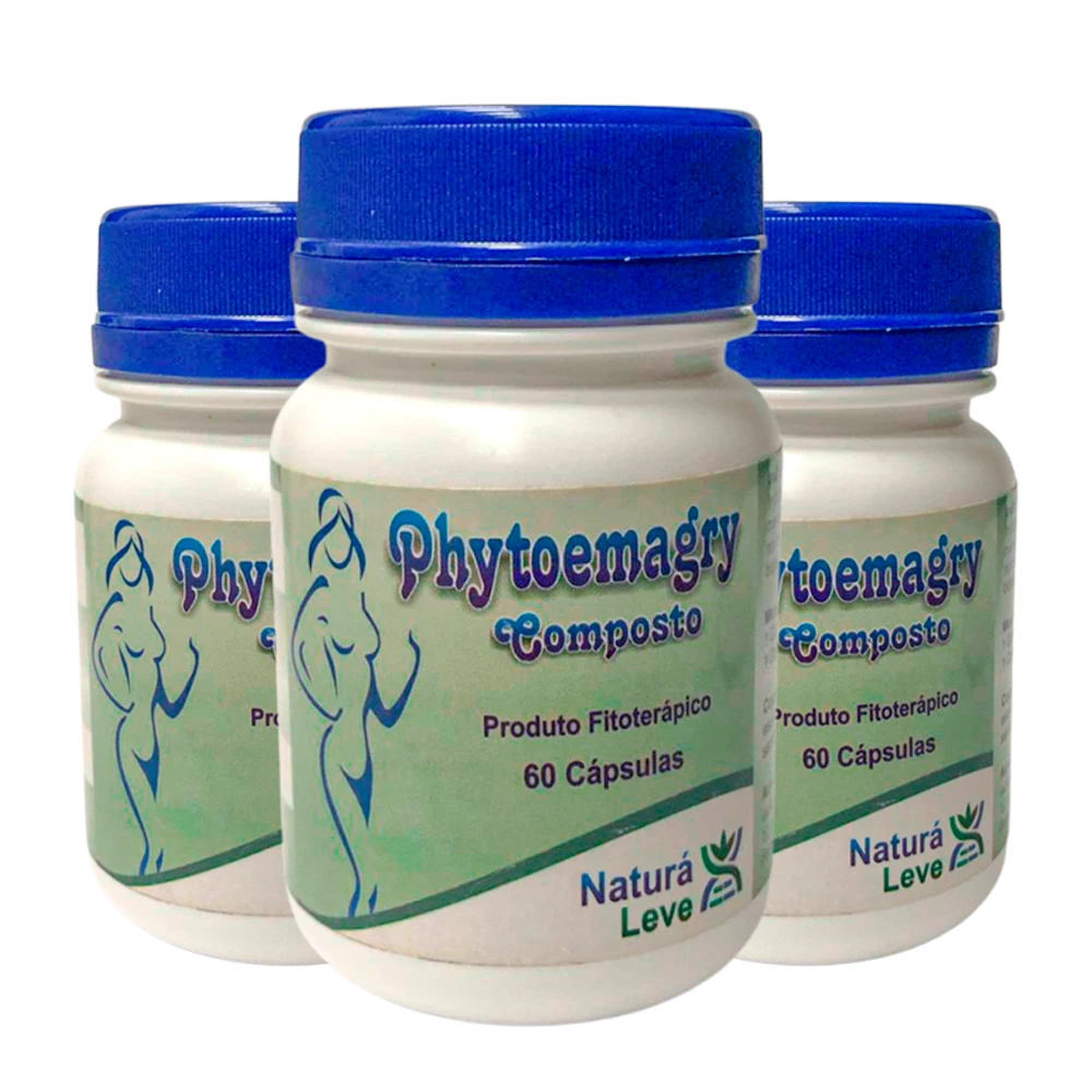 3 fracos do phytoemagry composto natural